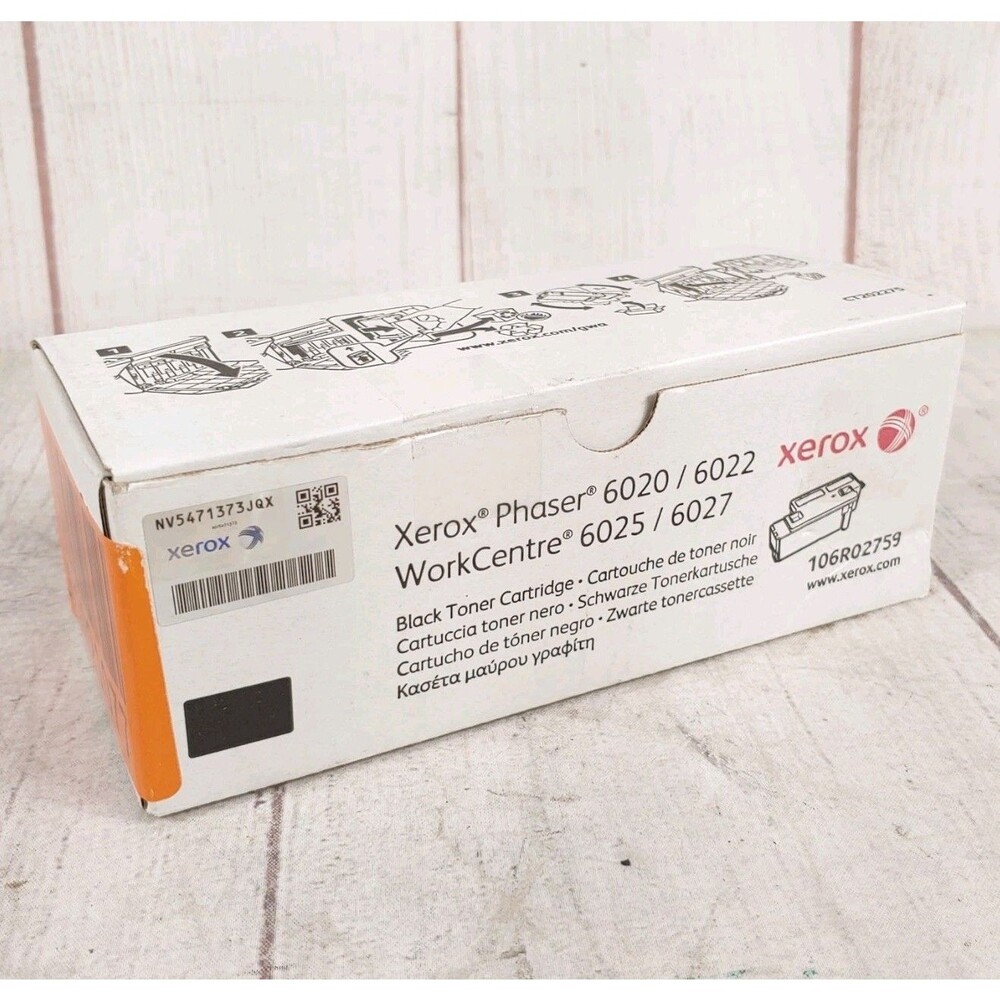Xerox Phaser 6020/6022 WorkCentre 6025/6027 Black Toner 106R02759 - NEW OPEN BOX